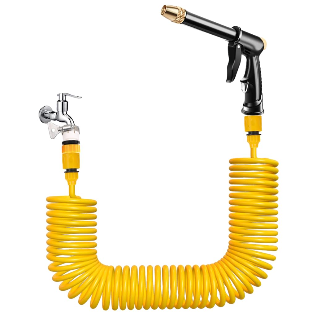 HASTHIP 15m Garden Hose Pipe with 3 Function Pressurized Sprayer Gun, Expandable EVA Lightweight Anti-Kink Flexible Water Hose with 3/8'' Quick Connector & Sprinkler for Home Garden Car Washing HASTHIP 15m Garden Hose Pipe with 3 Function Pressurized Sprayer Gun, Expandable EVA Lightweight Anti-Kink Flexible Water Hose with 3/8'' Quick Connector & Sprinkler for Home Garden Car Washing